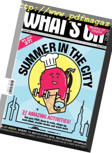 What’s On Dubai – June 2016 Cover