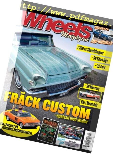Wheels Sverige – 18 september 2018 Cover