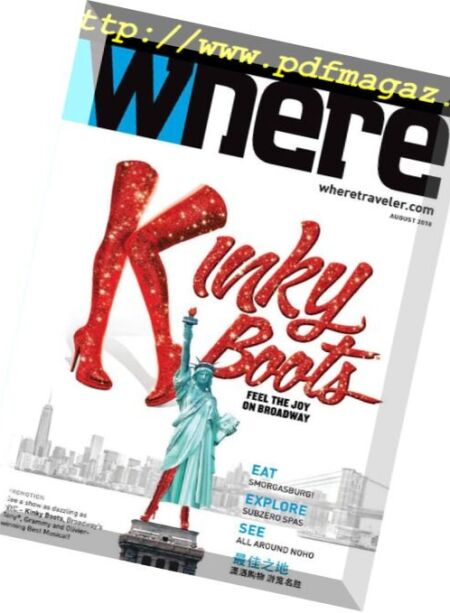 Where New York – August 2018 Cover