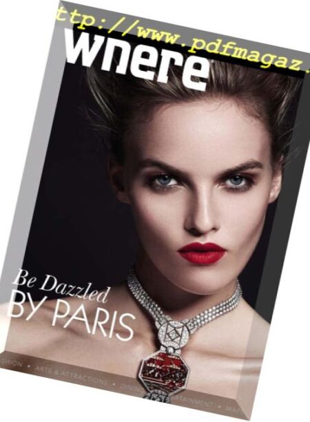 Where Paris – August 2016 Cover