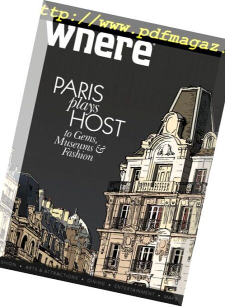 Where Paris – October 2015 Cover