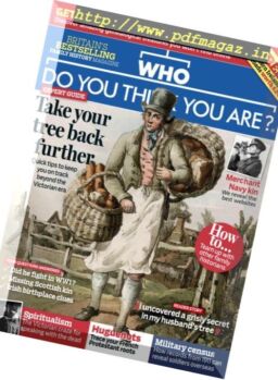 Who Do You Think You Are – October 2018