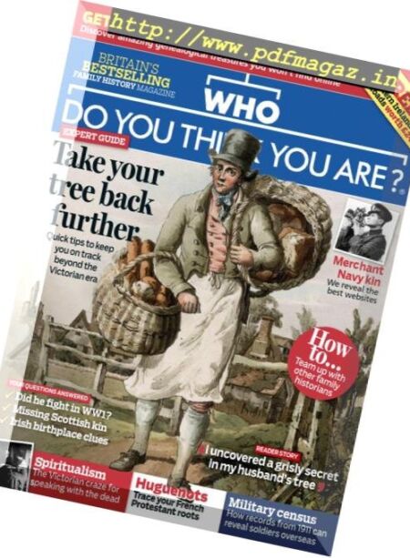Who Do You Think You Are – October 2018 Cover