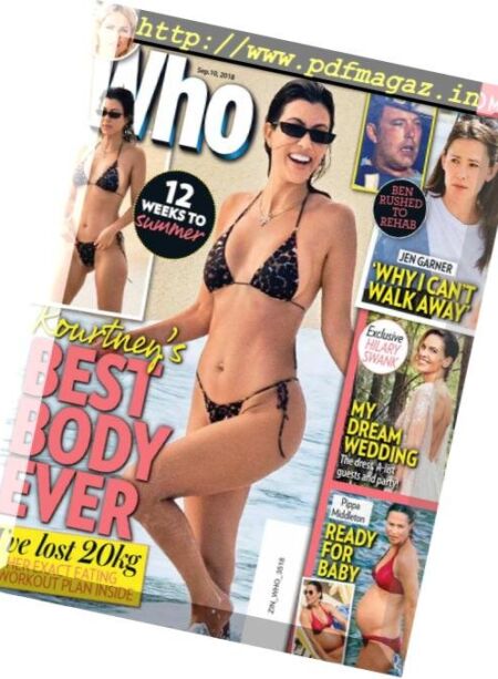 Who – September 22, 2018 Cover