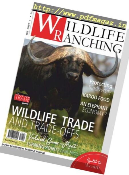 Wildlife Ranching Magazine – October 2018 Cover