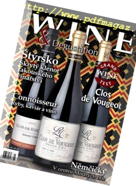 Wine & Degustation – leden 2016 Cover
