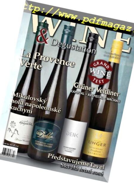 Wine & Degustation – srpen 2015 Cover
