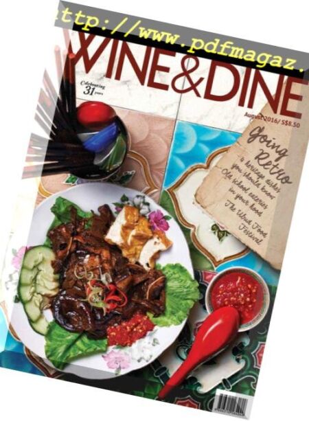Wine & Dine – August 2016 Cover