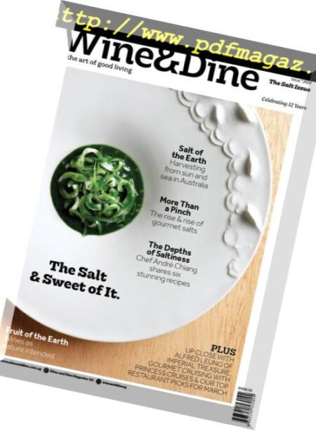 Wine & Dine – March 2017 Cover