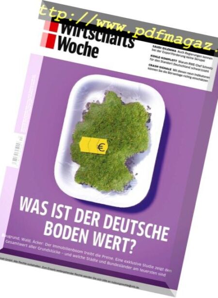 Wirtschaftswoche – 27 Oktober 2018 Cover