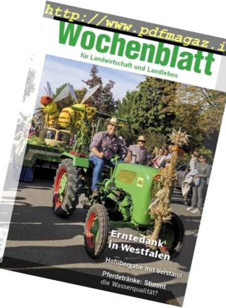 Wochenblatt – 02 Oktober 2018 Cover