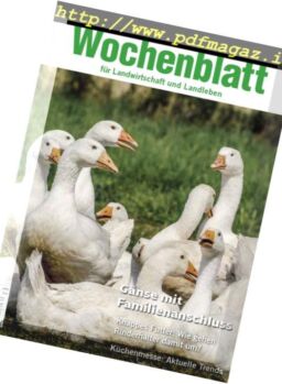 Wochenblatt – 25 September 2018