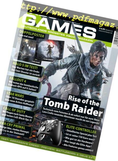 XBG Games – Dezember 2015 Cover