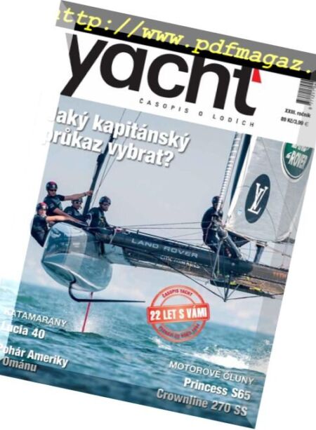 Yacht magazine – duben 2016 Cover