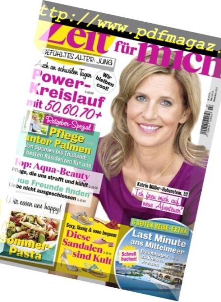 Zeit fur mich – Juli 2018 Cover