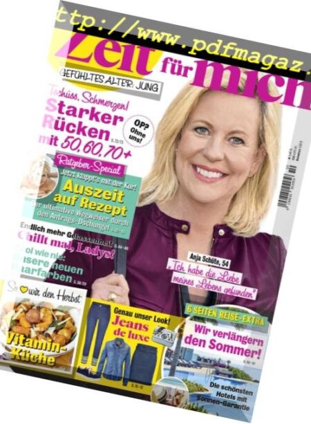 Zeit fur mich – Oktober 2018 Cover