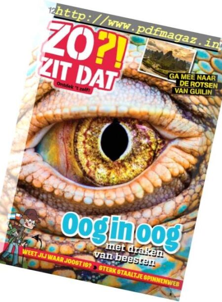 Zo Zit Dat – december 2018 Cover