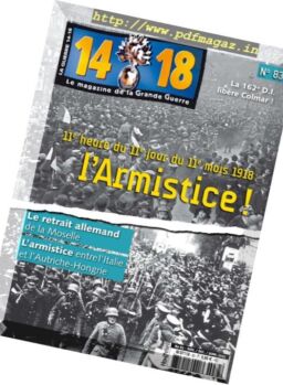 14-18 La Grande Guerre – Novembre 2018 – Janvier 2019