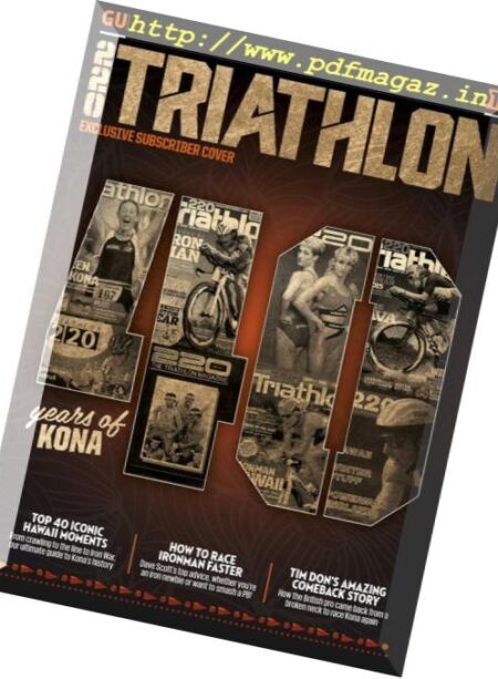 220 Triathlon UK – December 2018 Cover