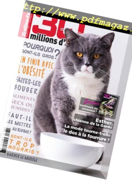 30 Millions d’Amis – novembre 2018 Cover