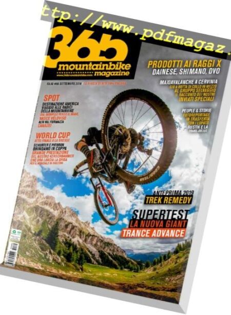 365mountainbike Magazine – Settembre 2018 Cover