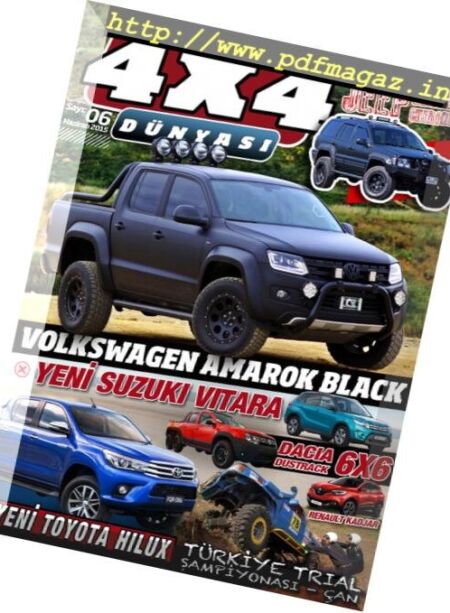 4×4 Dunyasi – Mayis-Haziran 2015 Cover