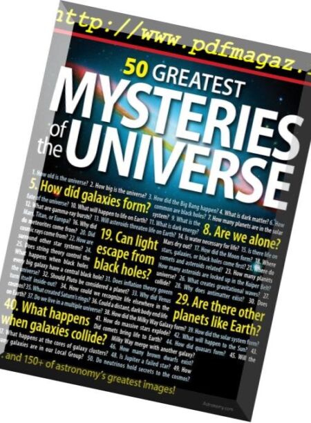 50 Greatest Mysteries in the Universe – April 16, 2012 Cover
