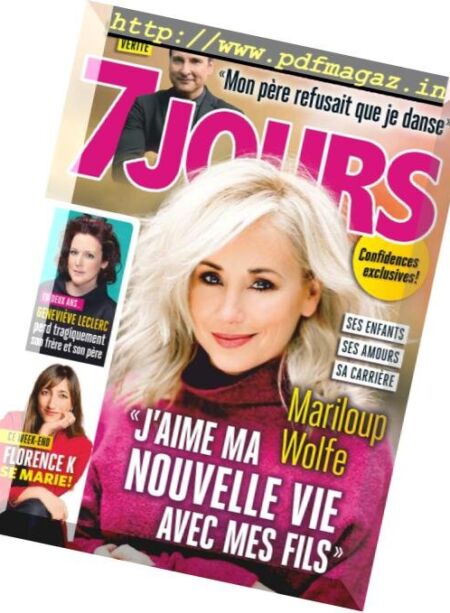 7 Jours – 23 novembre 2018 Cover