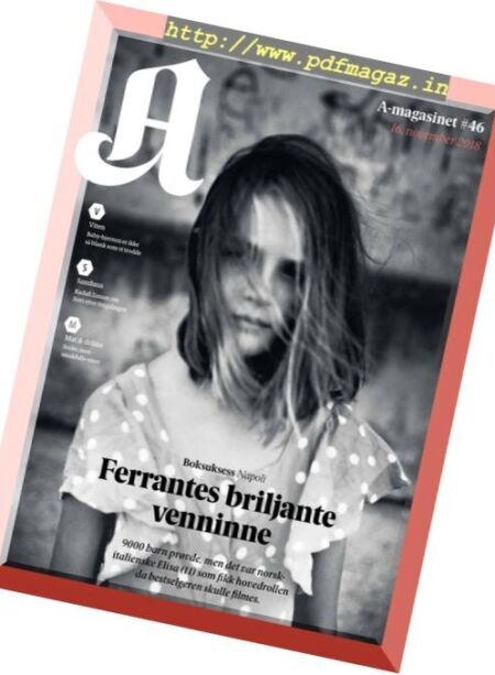 A-Magasinet – 16 november 2018 Cover