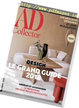AD Architectural Digest France – septembre-octobre 2018