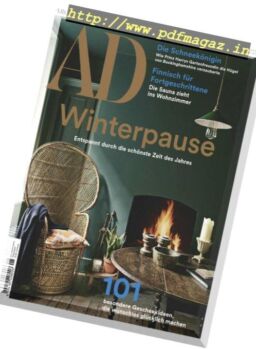 AD Architectural Digest Germany – Dezember 2018
