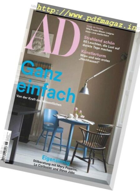 AD Architectural Digest Germany – November 2018 Cover