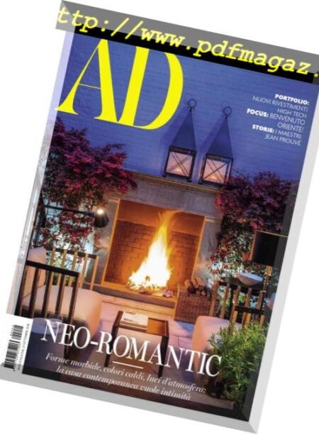 AD Architectural Digest Italia – Ottobre 2018 Cover