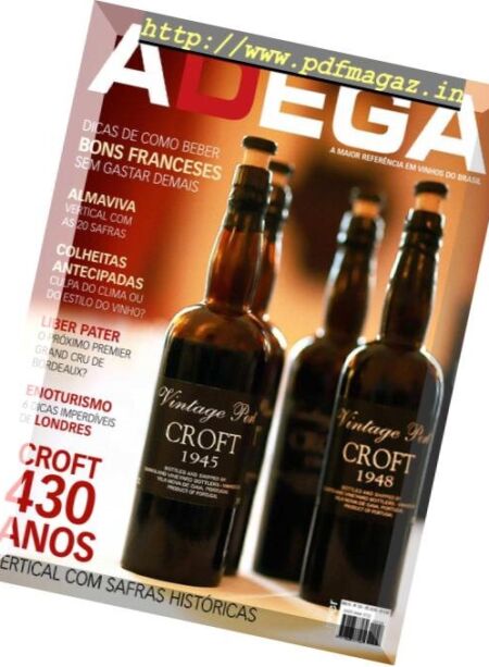 Adega – novembro 2018 Cover