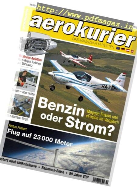Aerokurier Germany – November 2018 Cover