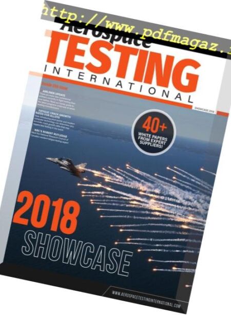 Aerospace Testing International – Showcase 2018 Cover