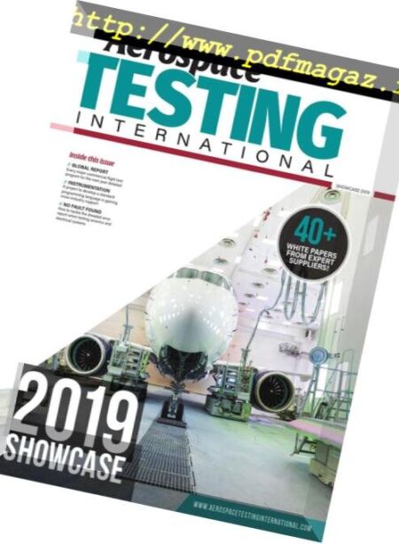 Aerospace Testing International – Showcase 2019 Cover