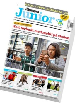 Aftenposten Junior – 25 september 2018