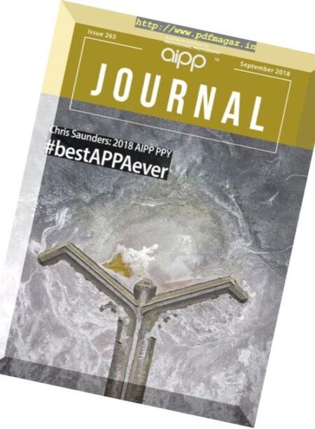AIPP Journal – September 2018 Cover