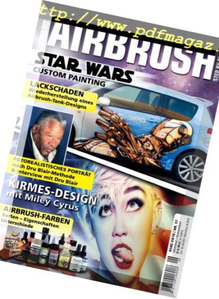 Airbrush Step by Step – September 2018 Cover