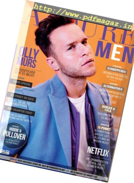 Ajoure Men – November 2018 Cover
