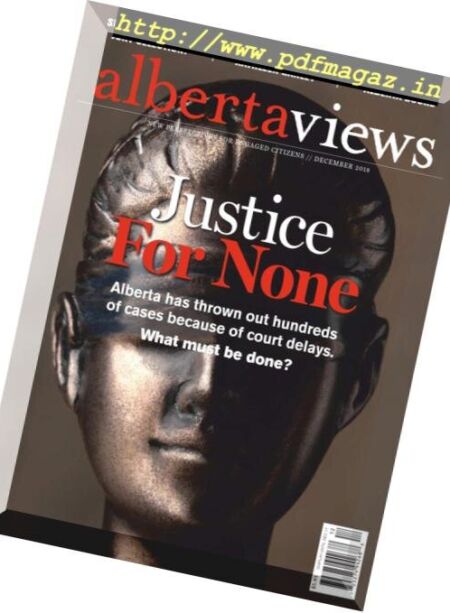 Alberta Views Magazine – December 2018 Cover