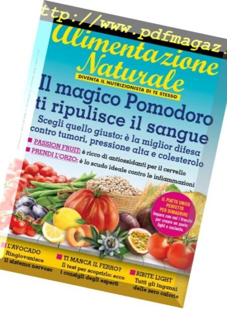 Alimentazione Naturale – Giugno 2018 Cover