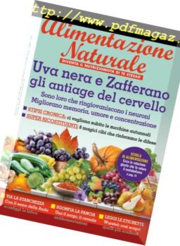 Alimentazione Naturale – Ottobre 2018