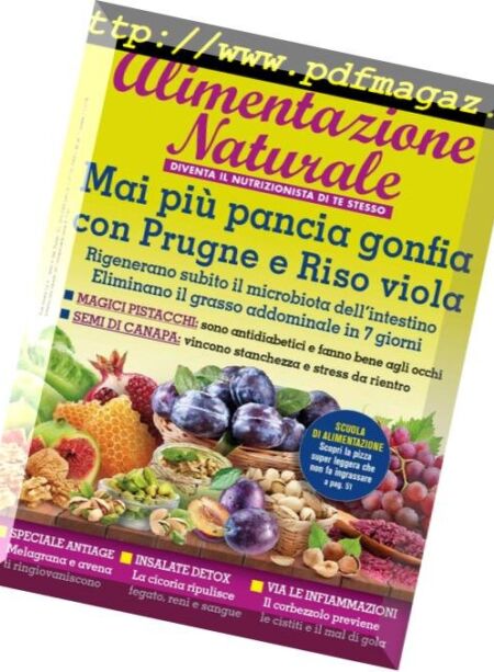 Alimentazione Naturale – Settembre 2018 Cover