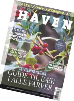 Alt om haven – december 2018
