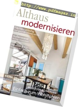Althaus Modernisieren – Dezember 2018-Januar 2019