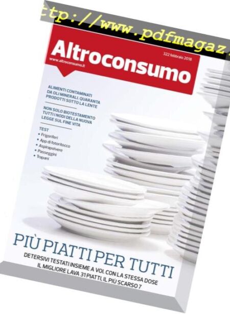 Altroconsumo – Febbraio 2018 Cover