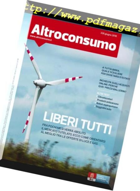 Altroconsumo – Giugno 2018 Cover