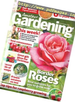 Amateur Gardening – 04 December 2018